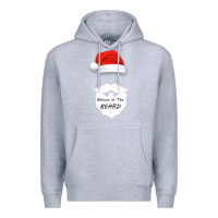 Heather Grey Believe In The Beard Premium Hoodie - Bettercallsaul