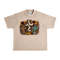 French Oak cross background Urban Heavy Tee - JahusDesignShop