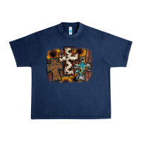 Navy cross background Urban Heavy Tee - JahusDesignShop