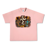 Salmon cross background Urban Heavy Tee - JahusDesignShop