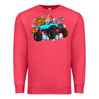 Cardinal monster truck easter Premium Sweatshirt - Artiststas