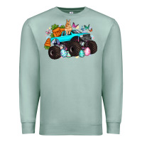 Seafoam monster truck easter Premium Sweatshirt - Artiststas