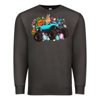 Smoke monster truck easter Premium Sweatshirt - Artiststas
