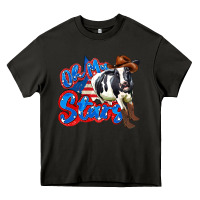 Asphalt oh my stars cow Heavy Core Tee - Zillion Design Studio
