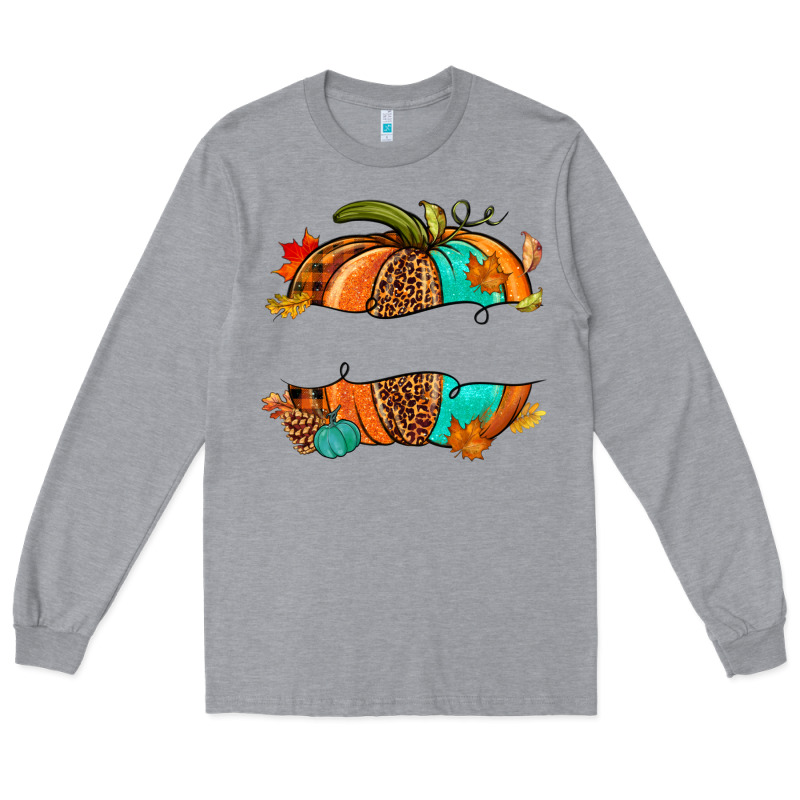 Custom Pumpkin Name Long Sleeve Tee by NancyCooperArtShop | Teevron