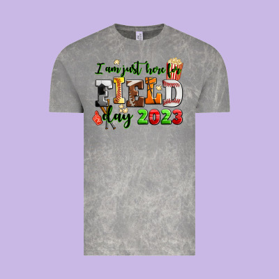 I Am Just Here For Field Day 2023 Vintage Tee Designed By Adodesignshop