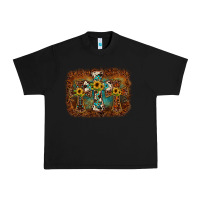 Black cross backgraund Urban Heavy Tee - JahusDesignShop