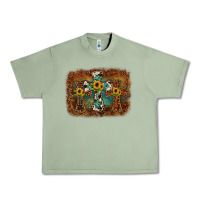 Oil Green cross backgraund Urban Heavy Tee - JahusDesignShop