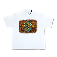 White cross backgraund Urban Heavy Tee - JahusDesignShop