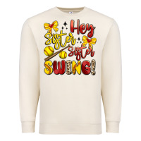Sandshell hey sister sister swing softball Premium Sweatshirt - Artiststas