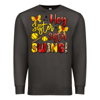 Smoke hey sister sister swing softball Premium Sweatshirt - Artiststas