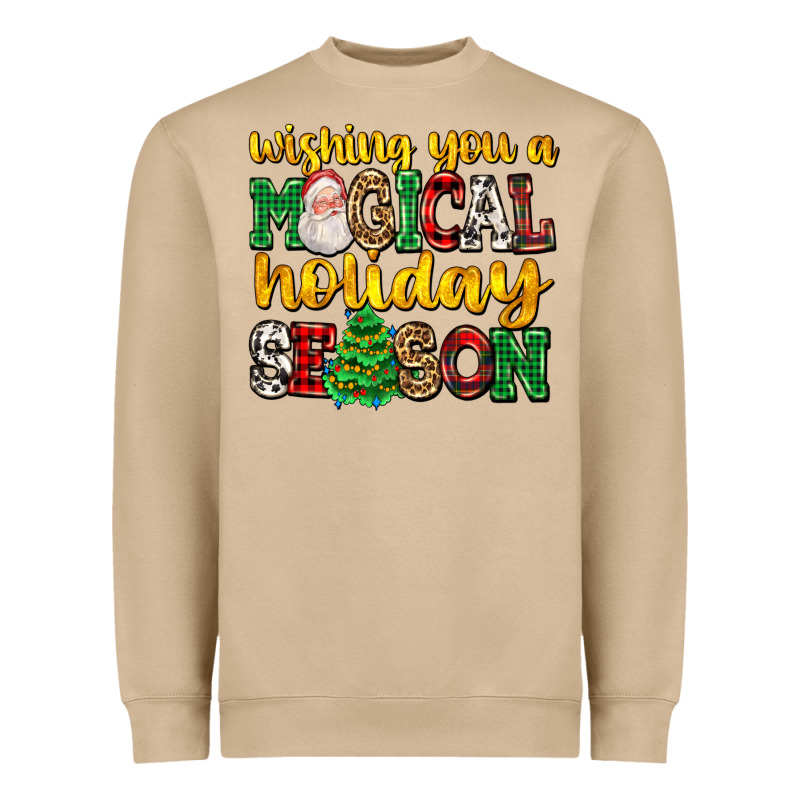 Wishing You A Magical Season Heavyweight Sweatshirt by AdoDesignShop | Teevron