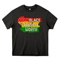Asphalt black history month Heavy Core Tee - texasbilliewilder