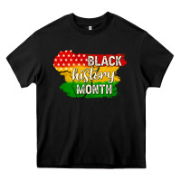 Black black history month Heavy Core Tee - texasbilliewilder
