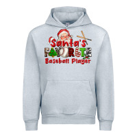 Heather Grey santas favorite baseball player Urban Hoodie - CowGirlArtShop