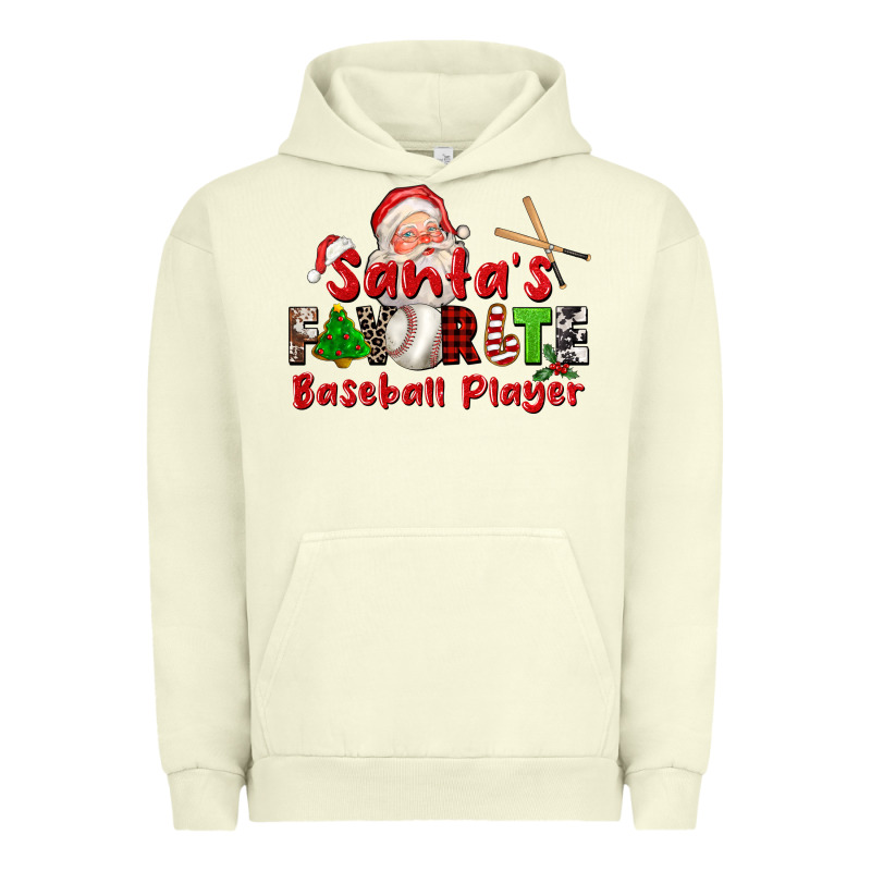 Santas Favorite Baseball Player Urban Hoodie by CowGirlArtShop | Teevron