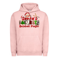 Pigment Salmon santas favorite baseball player Urban Hoodie - CowGirlArtShop