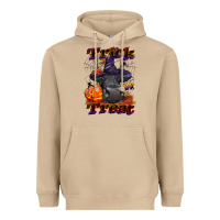 Mushroom Trick Or Treat Black Angus Heifer Heavyweight Hoodie - LillyAllenDesigns