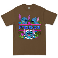 Cacao preview flower stitch blue preschool Premium Tee - AdoDesignShop