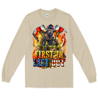 Mushroom First In last Out American Firefighter Long Sleeve Tee - LillyAllenDesigns