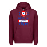 Burgundy I Have The Best Mom Ever Premium Hoodie - Bettercallsaul