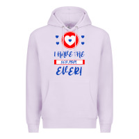 Lilac I Have The Best Mom Ever Premium Hoodie - Bettercallsaul
