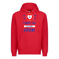Red I Have The Best Mom Ever Premium Hoodie - Bettercallsaul