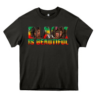 Asphalt black is beautiful juneteenth Heavy Core Tee - texasbilliewilder