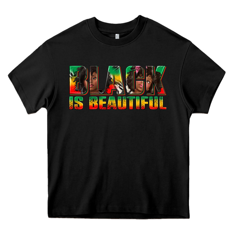 Black Is Beautiful Juneteenth Heavy Core Tee by texasbilliewilder | Teevron