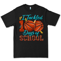 Black i tackled 100days of school basketball Premium Tee - texasbilliewilder