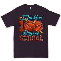 Plum i tackled 100days of school basketball Premium Tee - texasbilliewilder