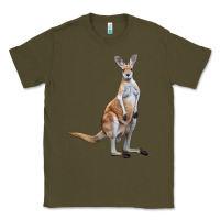Army Green kangaroo Classic Tee - LillyAllenDesigns
