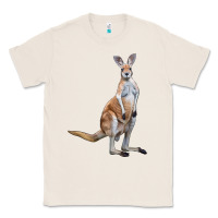 Natural kangaroo Classic Tee - LillyAllenDesigns