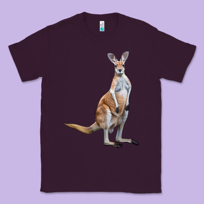 Kangaroo Classic Tee Designed By Lillyallendesigns