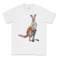 White kangaroo Classic Tee - LillyAllenDesigns