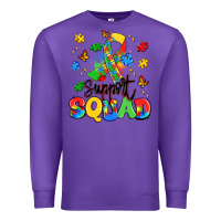 Purple support squad Premium Sweatshirt - Artiststas