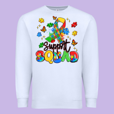 Support Squad Premium Sweatshirt Designed By Artiststas