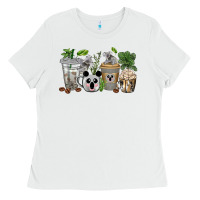 White koala coffee cups Ladies Tee - texasbilliewilder