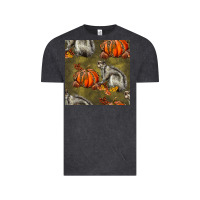 Vintage Black squirrel pumpkin seamless Vintage Tee - BundleAndBundleShop