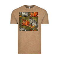 Squirrel Pumpkin Seamless Vintage Tee | Teevron