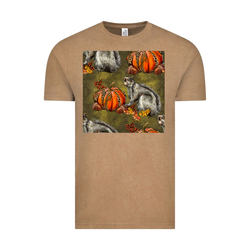 Squirrel Pumpkin Seamless Vintage Tee by BundleAndBundleShop | Teevron