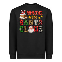 Black made in santa claus ado Heavyweight Sweatshirt - AdoDesignShop