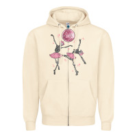 Sandshell skeleton ballerina Zipper Hoodie - MaliasSmallBusiness