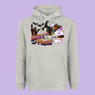 Hocus Pocus Holstein Baby Heavyweight Hoodie Designed By Lillyallendesigns