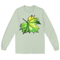 Matcha green leaf Long Sleeve Tee - BarkalooDesign