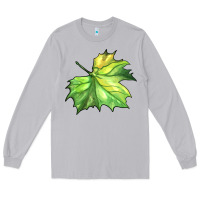 Moon Dust green leaf Long Sleeve Tee - BarkalooDesign
