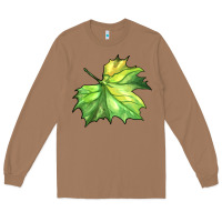 Toasted Coconut green leaf Long Sleeve Tee - BarkalooDesign