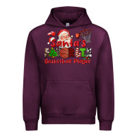 Mauve Wine santas favorite basketball player Urban Hoodie - CowGirlArtShop