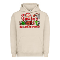 Pigment French Oak santas favorite basketball player Urban Hoodie - CowGirlArtShop