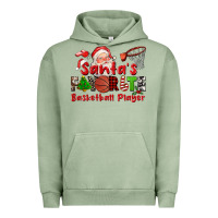 Pigment Oil Green santas favorite basketball player Urban Hoodie - CowGirlArtShop
